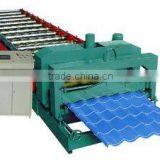 1100 Arc Bias Glazed Tile Roll Forming Machine
