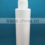 Hair Care Use Cylinderical Round Shape 6oz 180ml Pet Plastic Bottles With Spray Pump