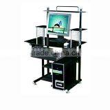 GX-804 Toughened Glass Computer Table With Speaker Board