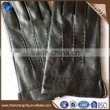 Plain Style Man Winter Sheepskin Leather Gloves for Touch Screen With High Quality thumbnail-2