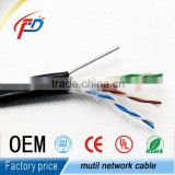 utp/Ftp cable cat5e /cat6 outdoor with messenger