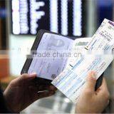 High-quality Portable Leather Passport Holder With Custom Customized Logo, Simple Style Passport Cover thumbnail-6