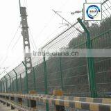 Highway Pvc Coated Welded or Chain Link Fence Wire Mesh Factory