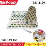 Glass Shoes Decoration Accessory Hot Fix Rhinestone Crystal Mesh thumbnail-1