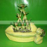 Big Triangle Pyramid Lucky Bamboo Air Bonsai Tree Dracaena Sanderiana Indoor Water Aquatic Plants Nursery Garden Decoration thumbnail-3