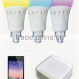 2016 RF Control Modern Style Smart Home LED Bulb Lighting 7W Multi Color Control By Wifi Phone App thumbnail-2