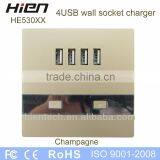 220v Extension Cord Socket Outlet USB Socket With 4 USB Port 5V3A 2 LED Indicator Suit for Hotel School Airport Railway Hospital thumbnail-1