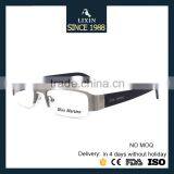 Latest Popular Gentleman Half Metal Frames With Spring Hinge Optical Glasses Frames SM4020 thumbnail-5