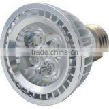 85V-265V Par20 5w Led Light Bulb E26 E27 Halogen Flood Lamp Replacement Sliver Aluminum