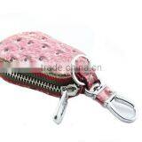 Boshiho Genuine Fake Ostrich Leather Promotional Bag Gift Man Magnetic Key Holder