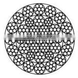 GB/T8918-2006 17mm 35w*7 Bright Steel Wire Rope From Tianjin Huayuan thumbnail-1