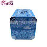Buy Wholesale Direct From China Double Open Blue Aluminum Beauty Case With 4 Trays thumbnail-4