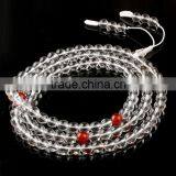 Natural Himalayan Crystal Buddha Beads thumbnail-6