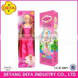2014 New Hot Sale Real Doll Toys With Pink Dress for Girl Chirldren thumbnail-2