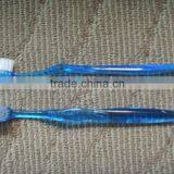 Plastic Handle Cheap Hotel Travel Disposable Folded Toothbrush for Adults thumbnail-1