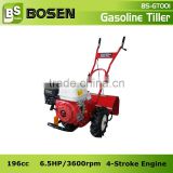 6.5HP Gasoline Hand Tractor Rotary Tiller with Rotary Hoe