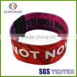 China Wholesale High Secure Fabric Wristband With Plastic Fastener thumbnail-6