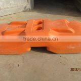 2016 the Best Selling Orange Color Plastic Temporary Fencing Feet/foot/base