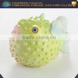 Colorful Ceramic Fish Home Decoration Columns thumbnail-2