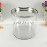 Round Favorable Price Wholesale Pvc Plastic Box With Tin Lid thumbnail-1