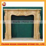 Nature Stone Marble Indoor Surround Fireplace thumbnail-4