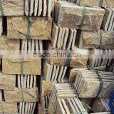 Yellow Sandstone Mushroom Stone Wall Cladding,Natural Decotactive Stone thumbnail-1