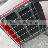 Red Color Utility Iron Metal With Shaped Cotton Church Chair thumbnail-4