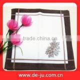 Embroidered Printing Flower Pattern Handkerchiefs thumbnail-1