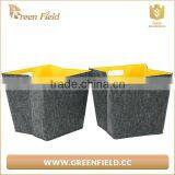 Hot Luxury Fabric Storage Basket Felt Home Storage Organization Bag thumbnail-2