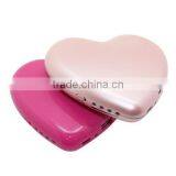 Cute Heart Shaped 3600mAh Backup Battery Mobile Phone Power Bank thumbnail-1
