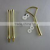 Metal Wedding Cake Stands Golden/silver Handles Fittings/Hardware thumbnail-1