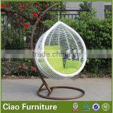 Fabric Cushion Rattan Recliner Patio Swings thumbnail-1
