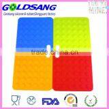 Round Shape With Lace of Silicone Cup Mat thumbnail-3