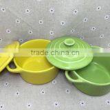 Stocked Ceramic Soup Pot Milk Pot Bakeware Bowl With Handle thumbnail-6