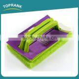 High Quality Colorful Kitchen Scrub Cleaning Dish Pot Sponge Scourer Sponge Scouring Pad With Handle thumbnail-3