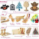 Wooden Word Christmas Decorations thumbnail-4