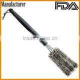 3 in 1 Steel Wire Grill Brush Stainless Steel Grill Cleaning Brush thumbnail-1
