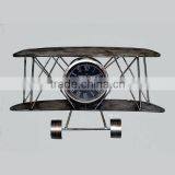 Metal Airplane Shape Wall Clock thumbnail-1