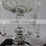 Jingyage Crystal Candelabra Wedding Centerpieces Glass Candelabra Wedding thumbnail-5