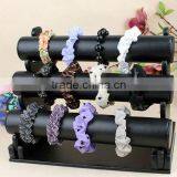 Black PU 3 Layer Hairdress Flower Jewelry Display Stand thumbnail-1