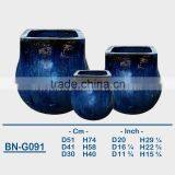GLAZED CERAMIC OUTDOOR POT BN-G091 thumbnail-1
