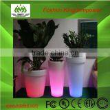 Colorful LED Plastic Casino Flowerpot,Plastic Led Flower Vase, Shinning Led Planter thumbnail-1