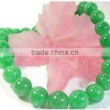 16mm Round Green Malaysia Jade Necklace thumbnail-1