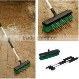 Garden Sweeping Brush, Telescoping Broom for Sweeping, Floor Cleaning Brooms thumbnail-1