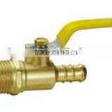 Brass Single end Gas valve ball