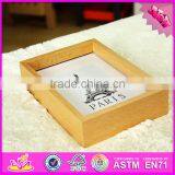 2016 Hot Sale Baby Wooden Funny Photo Frame, Most Popular Kids Wooden Funny Photo Frame W09A040 thumbnail-5