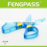 S5-1016 5 Inch 2Cr13 Stainless Steel Blade With Colorful Plastic Handle Shape Cutting Scissors thumbnail-3