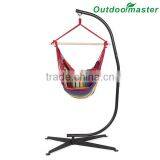 Backyard C-Stand Rainbow Steel Hanging Hammock Swing Chair thumbnail-1