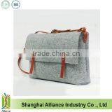 Medium Size Felt Messenger Bag With Leather Shoulder Belt(TM-FT-019) thumbnail-1