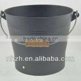 Kitchen Middle Matte Black Iron Bucket thumbnail-1